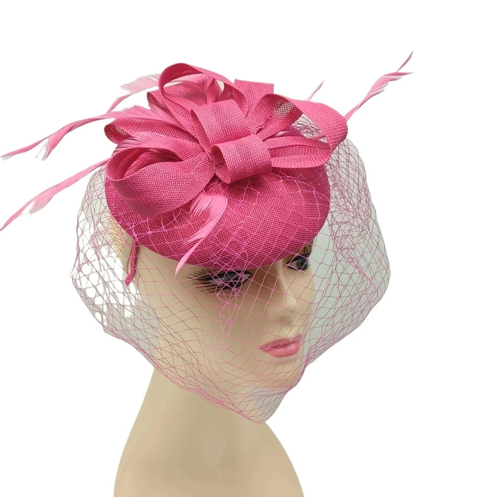 chapeau rose vintage parisienne
