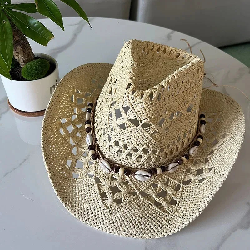 chapeau de paille boheme vintage