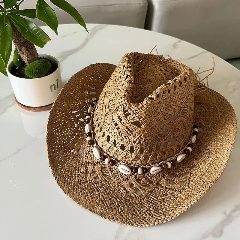 chapeau de paille boheme vintage