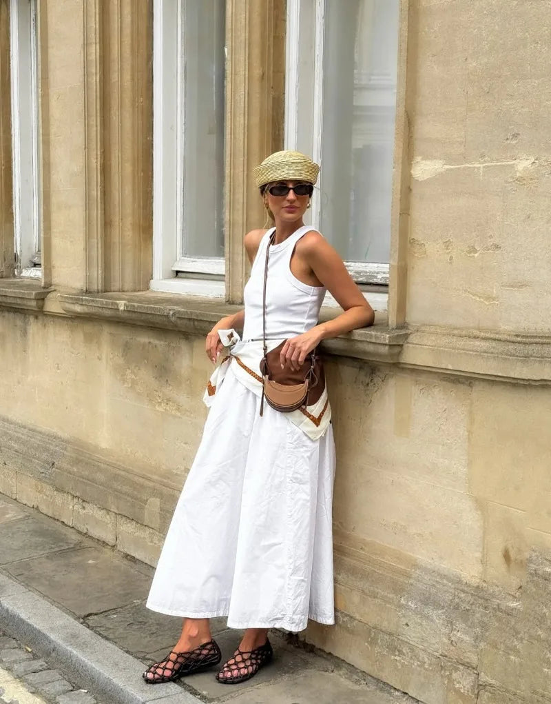 chapeau bibi en paille naturelle vintage
