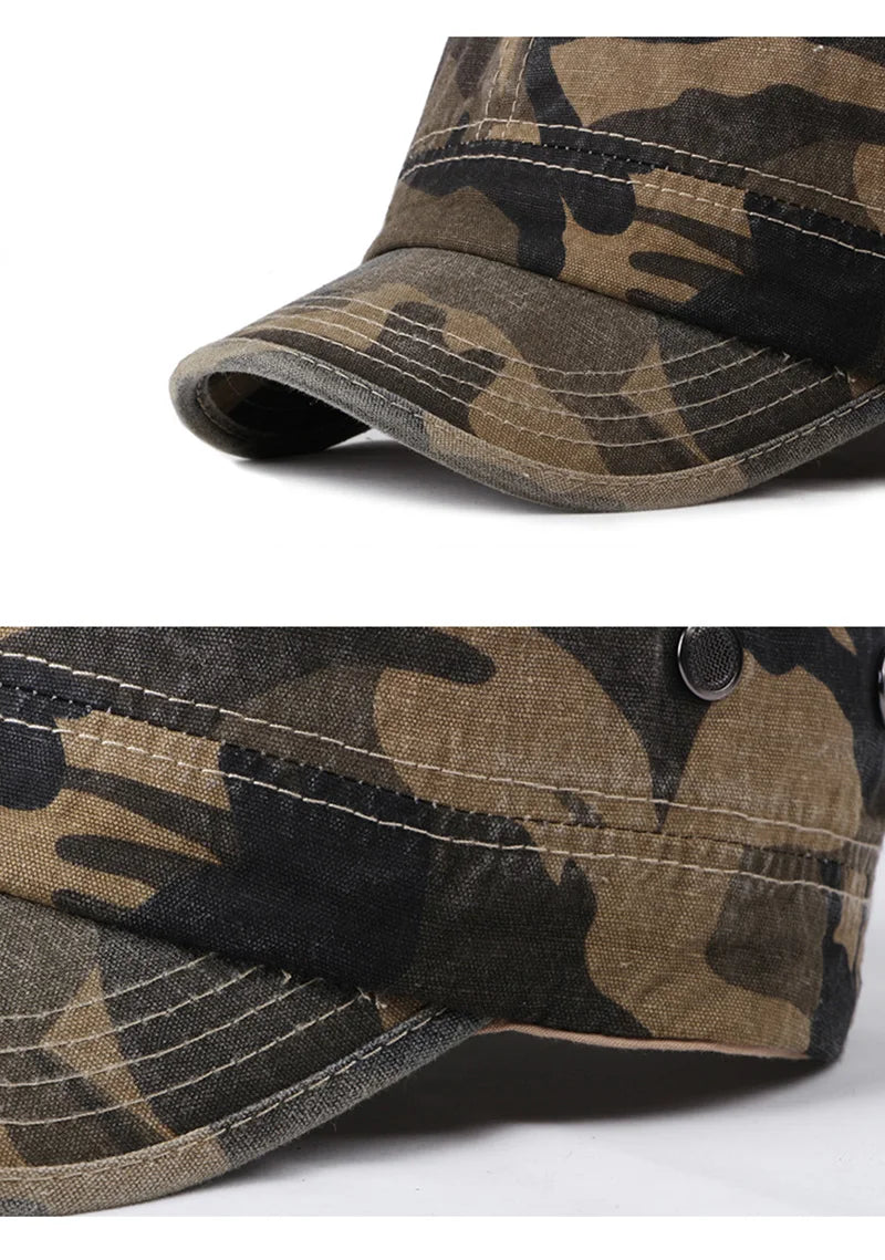 chapeau camouflage vintage
