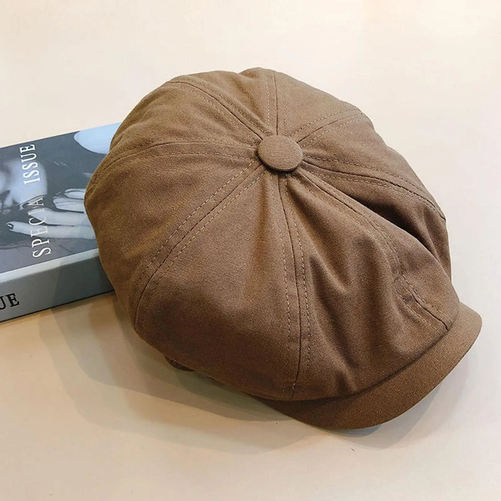 chapeau gavroche en coton vintage