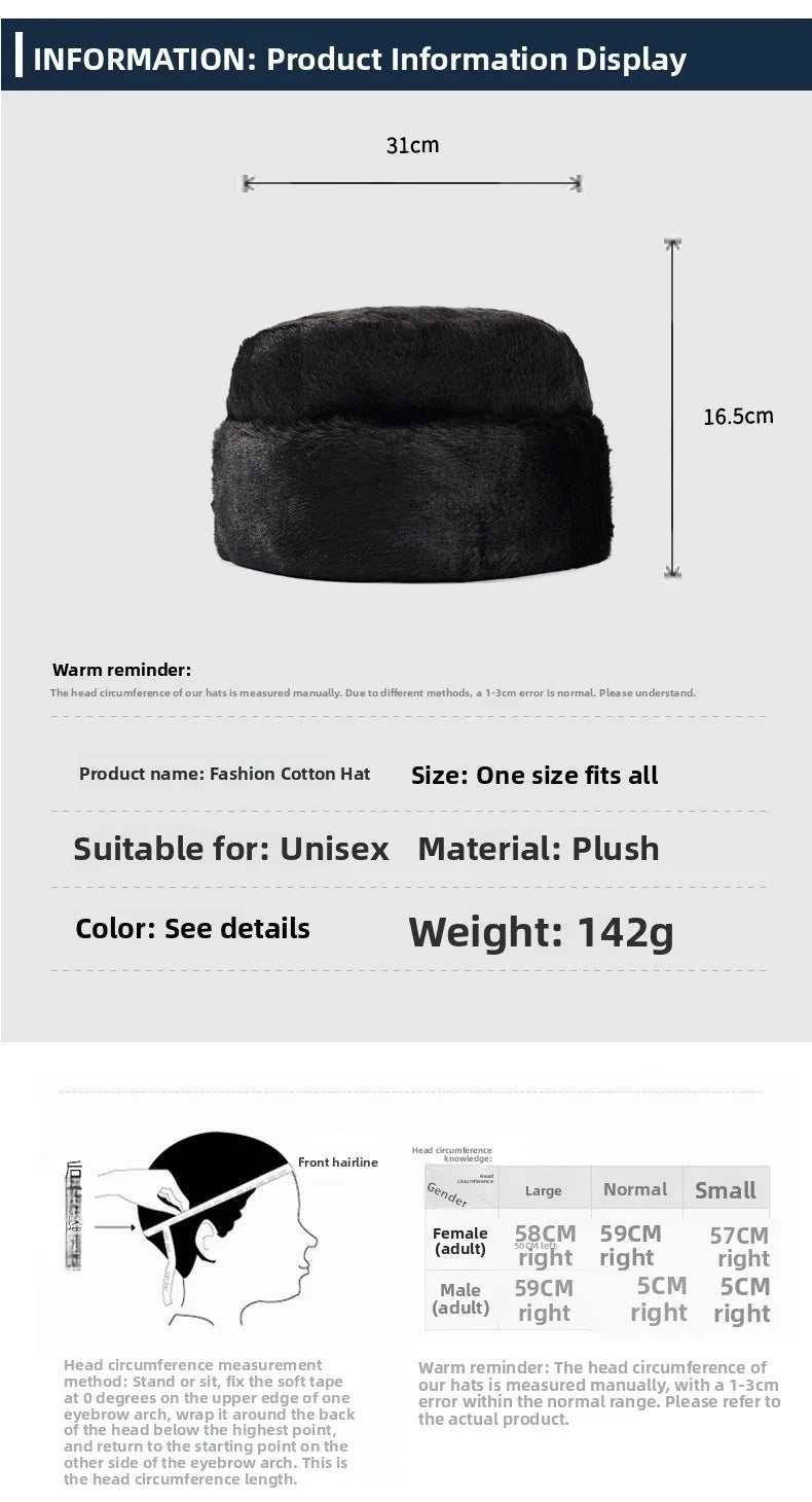 chapeau vintage astrakan