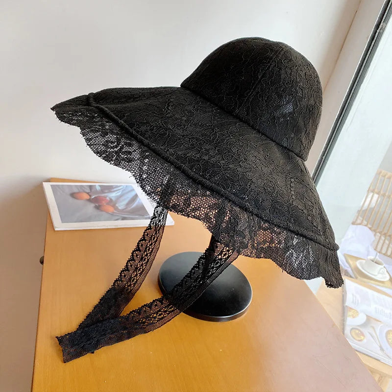 chapeau dentelle vintage