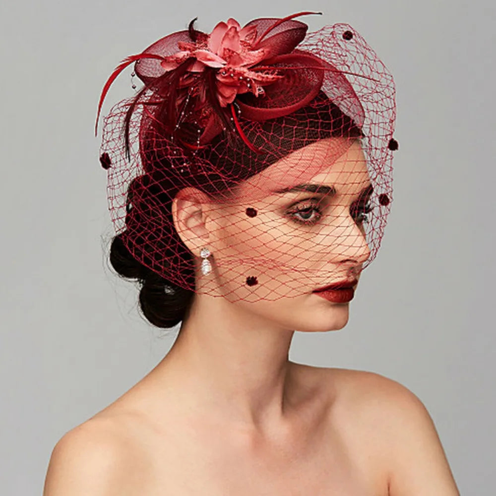 chapeau de veuve vintage