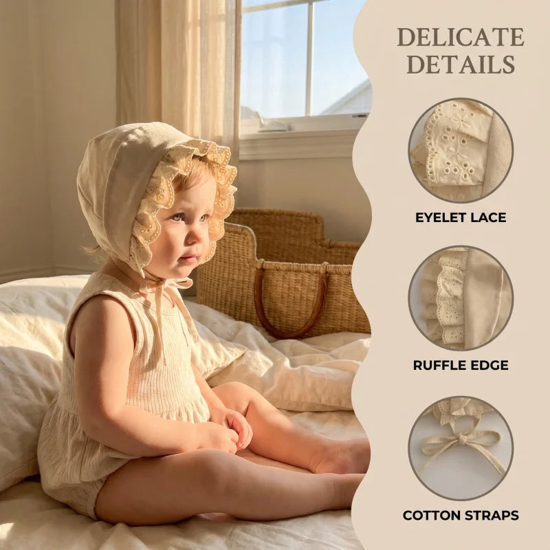 bonnet vintage bebe