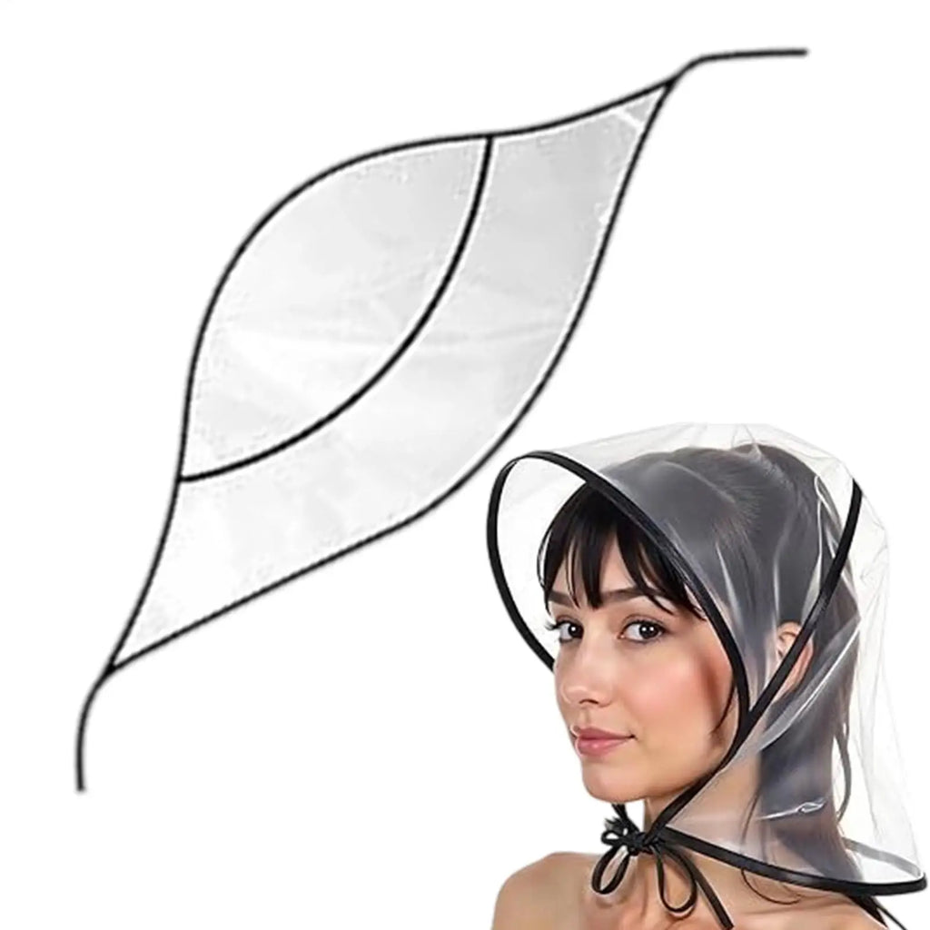 chapeau de pluie plastique vintage