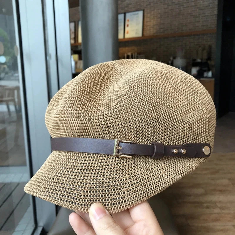 chapeau casquette octogonale