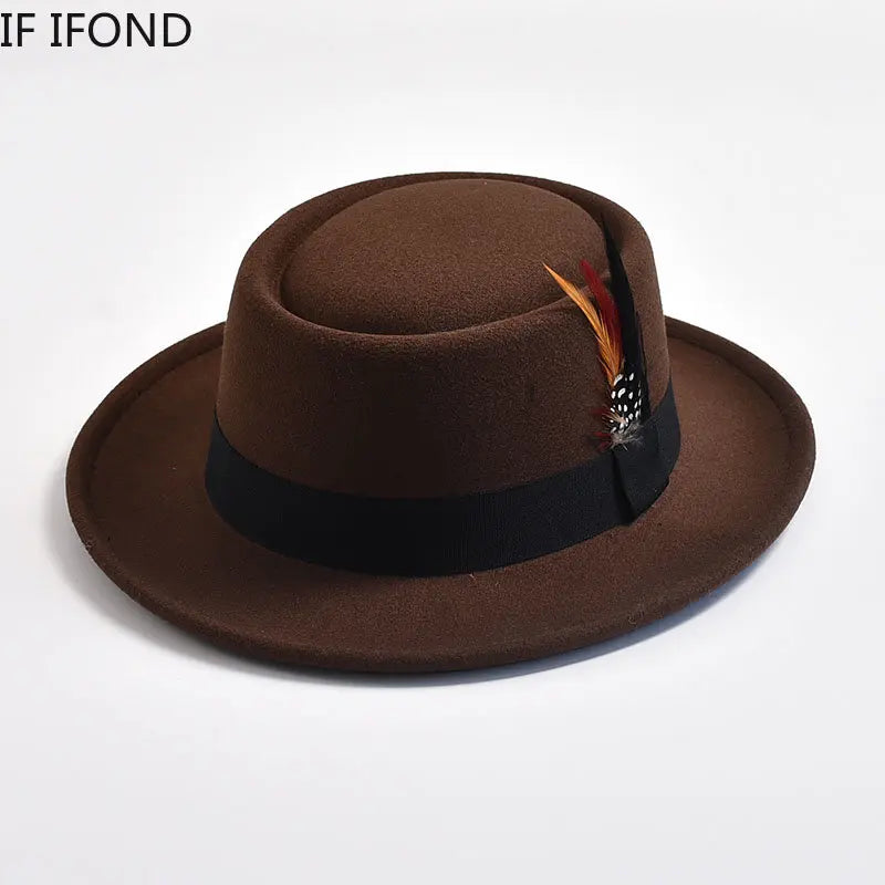 chapeau en feutre homme vintage