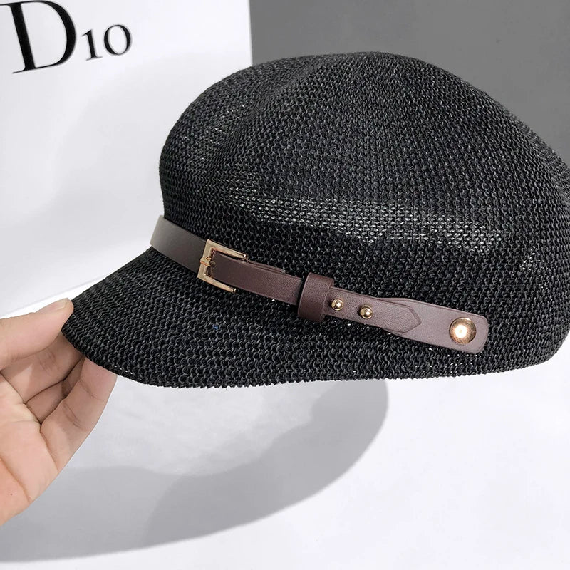 chapeau casquette octogonale