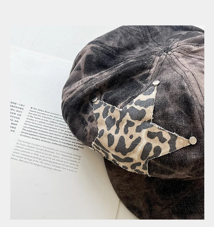 chapeau beret personnalisé vintage