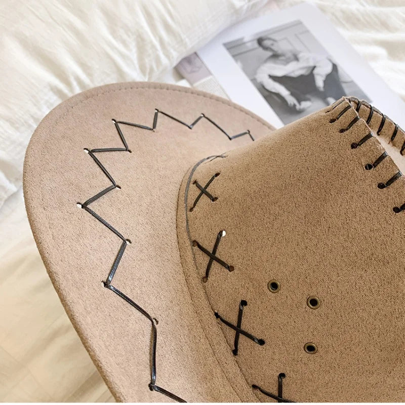 chapeau meo vintage daim