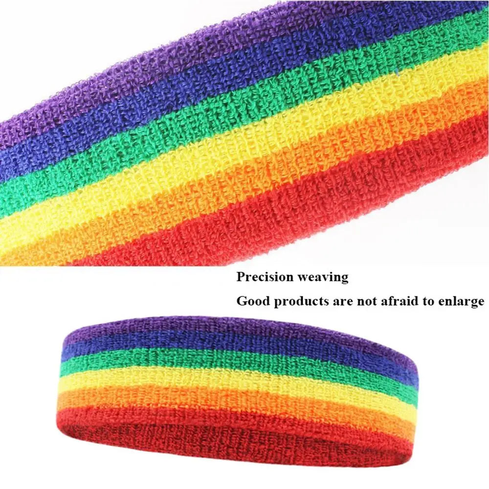 bandeau année 80 multicolore