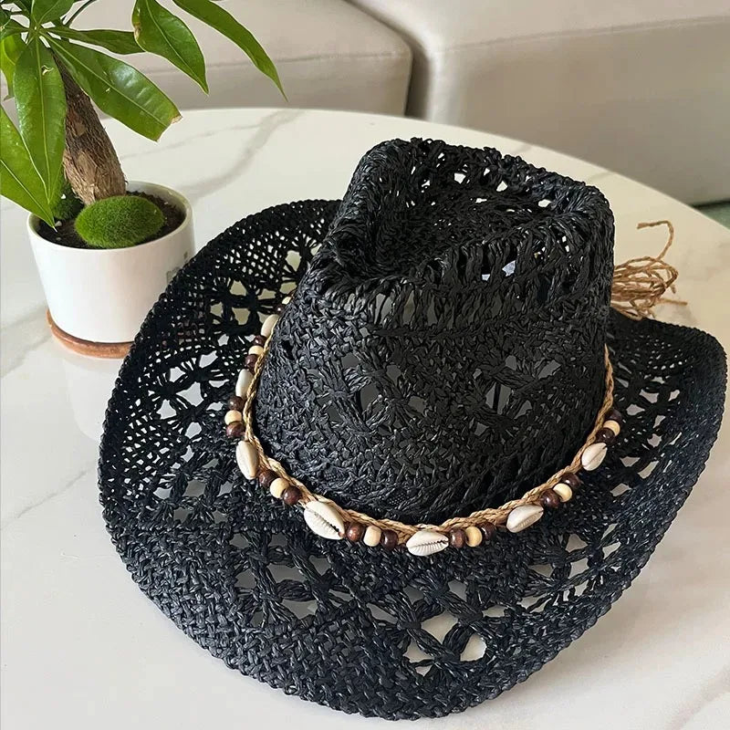 chapeau de paille boheme vintage
