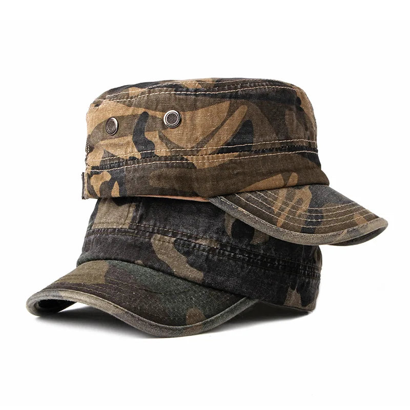 chapeau camouflage vintage