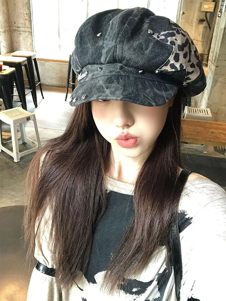 chapeau beret personnalisé vintage