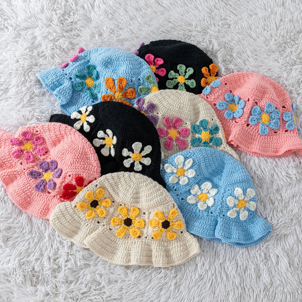chapeau vintage à tricoter pour petite fille