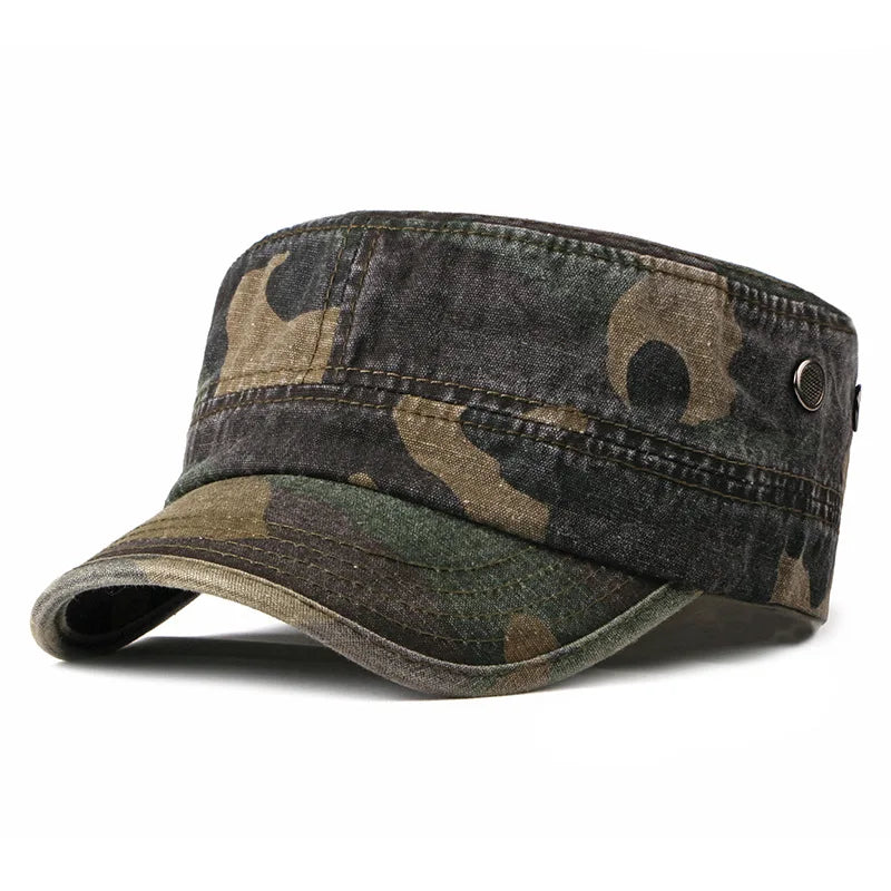 chapeau camouflage vintage