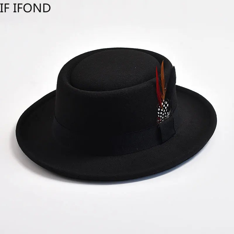 chapeau en feutre homme vintage