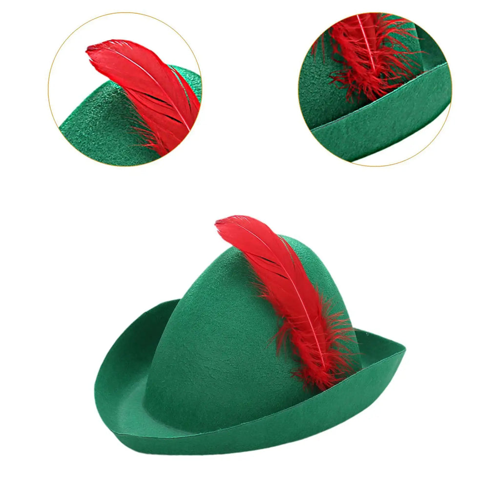 chapeau robin des bois petite ronde vintage