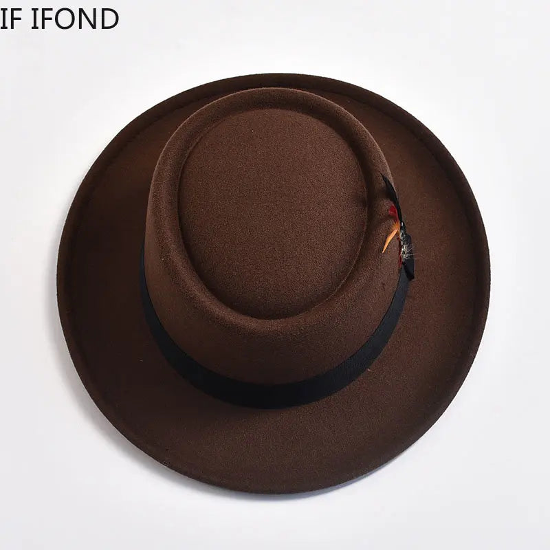 chapeau en feutre homme vintage