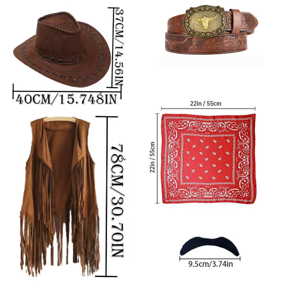 chapeau cowboy ensemble vintage