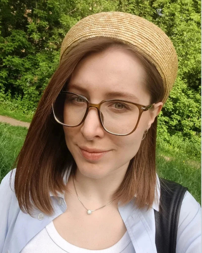 chapeau bibi en paille naturelle vintage