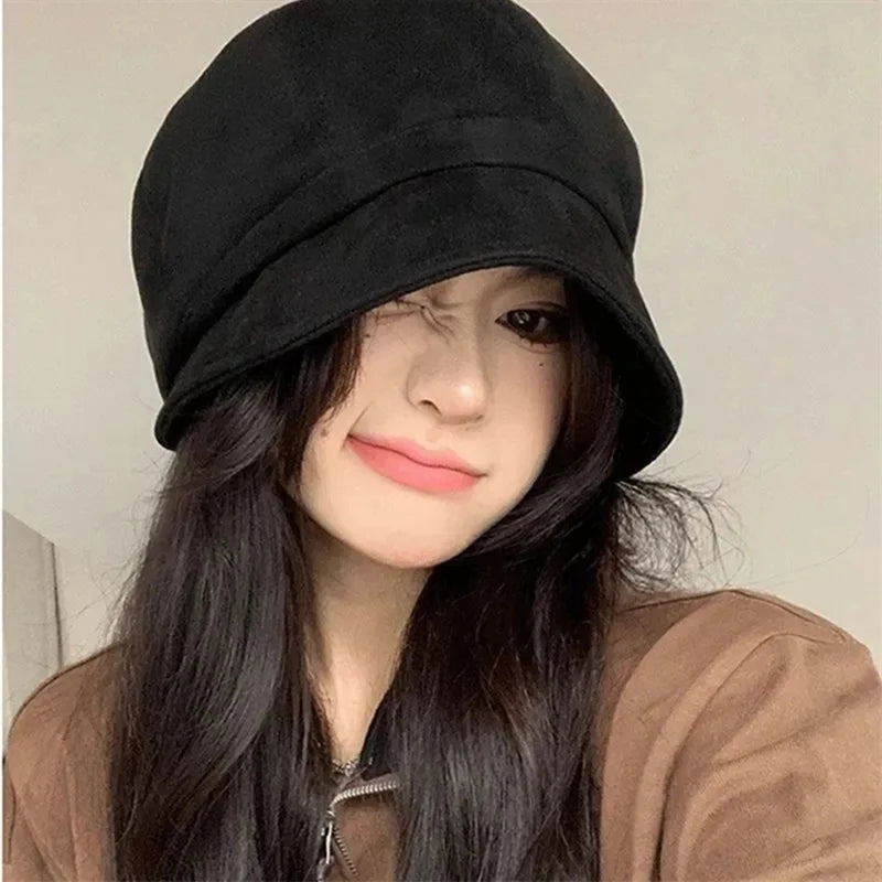 chapeau femme  vintage velour souple