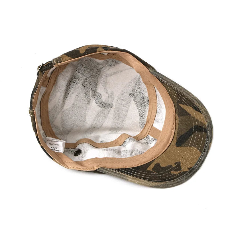 chapeau camouflage vintage