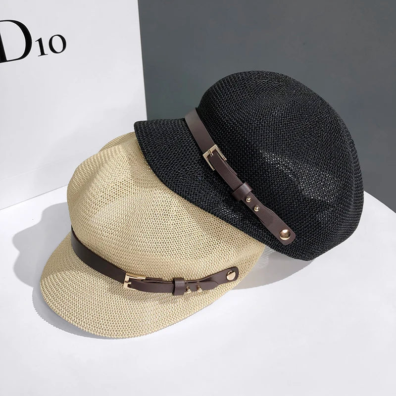 chapeau casquette octogonale