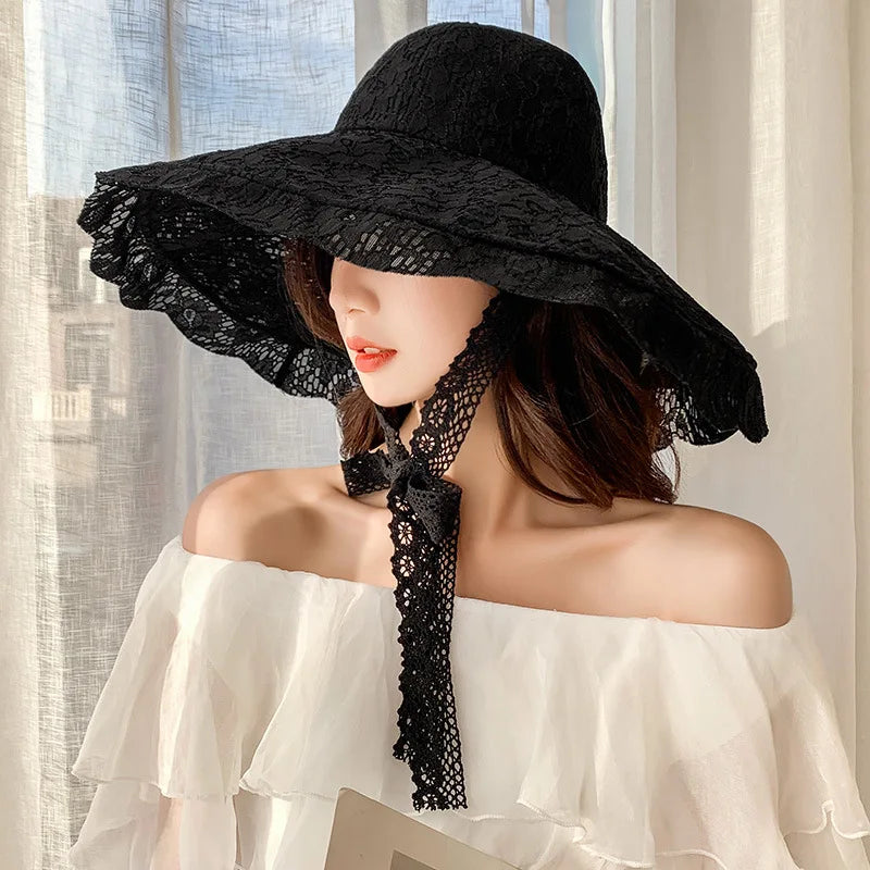 chapeau dentelle vintage