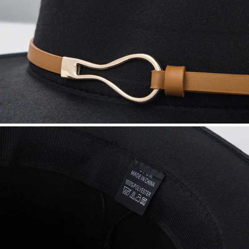 chapeau en laine vintage
