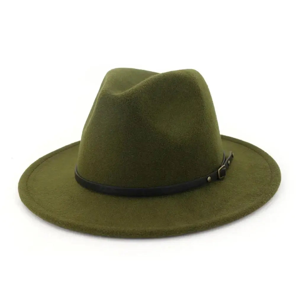 chapeau femme vintage vert